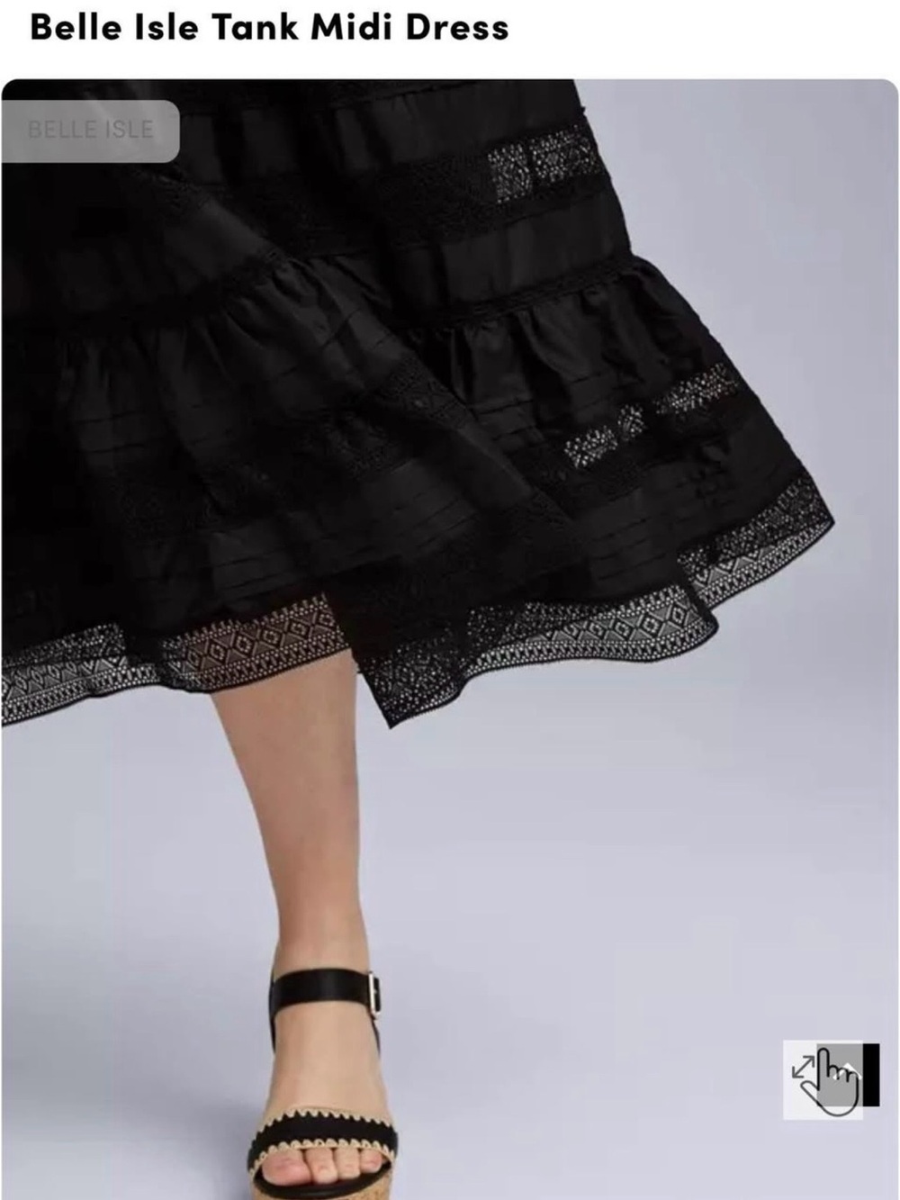 Torrid NWT Belle Isle mixed material maxi dress - Picture 5 of 8